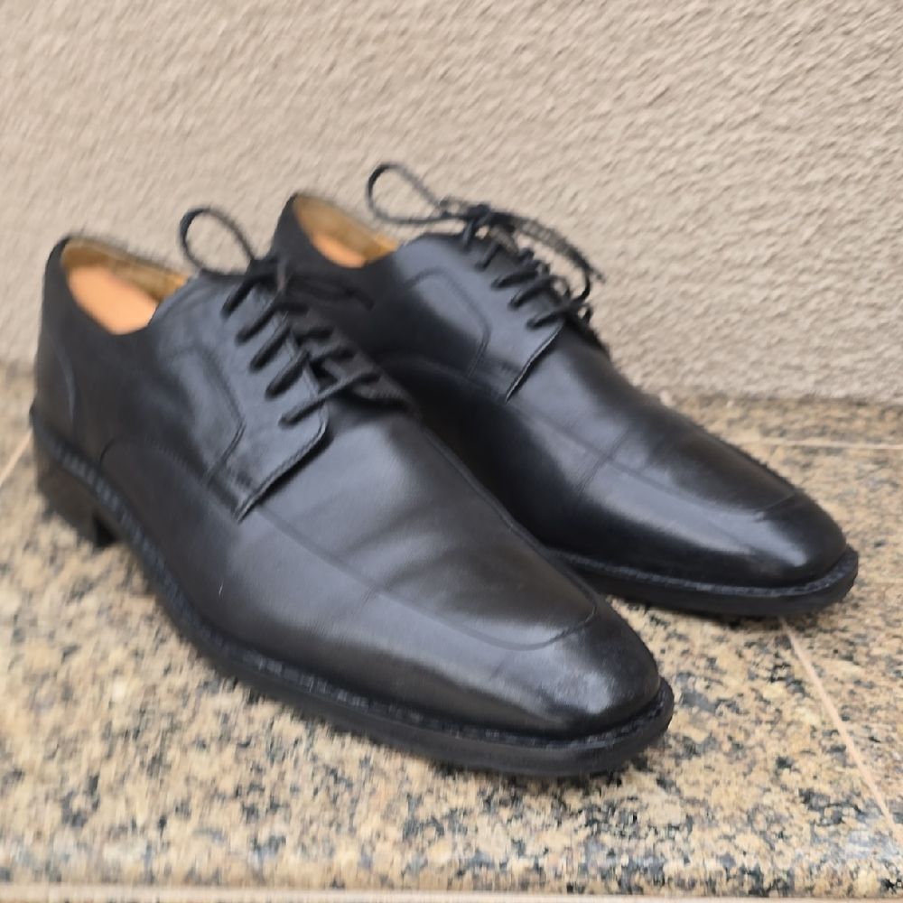 Cole Haan Black Leather Men's Derbys